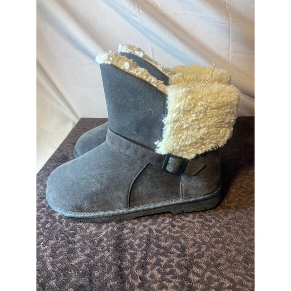 GAAGUU buckled faux shearling lined boots 8 - Picture 1 of 10